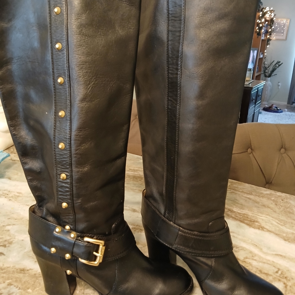 Michael Kors Black Leather boots - Picture 6 of 6